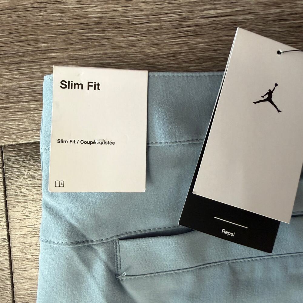 Nike Air Jordan Golf Men's 38x30 Repel Sky Blue Cargo Pants Slim Fit DZ0542-436 - Picture 5 of 5